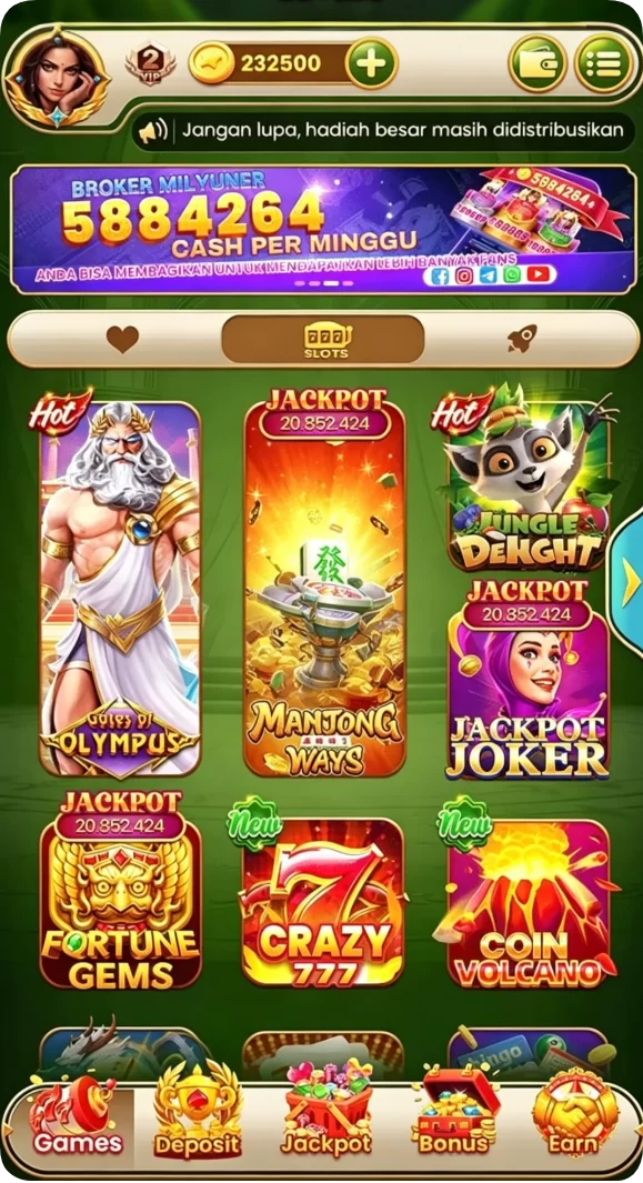 Pratinjau layar Aplikasi nagahoki88 Ringan untuk Android